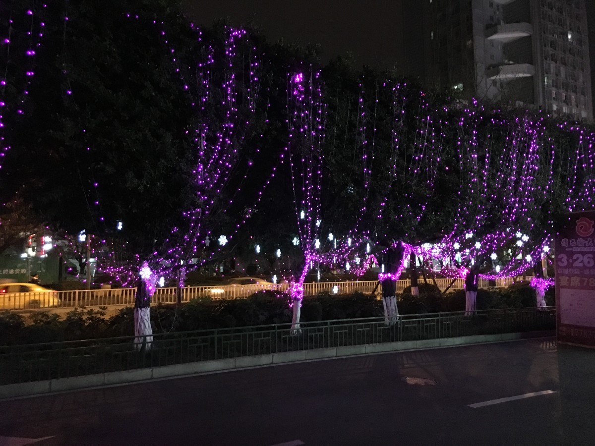 重庆马路夜景