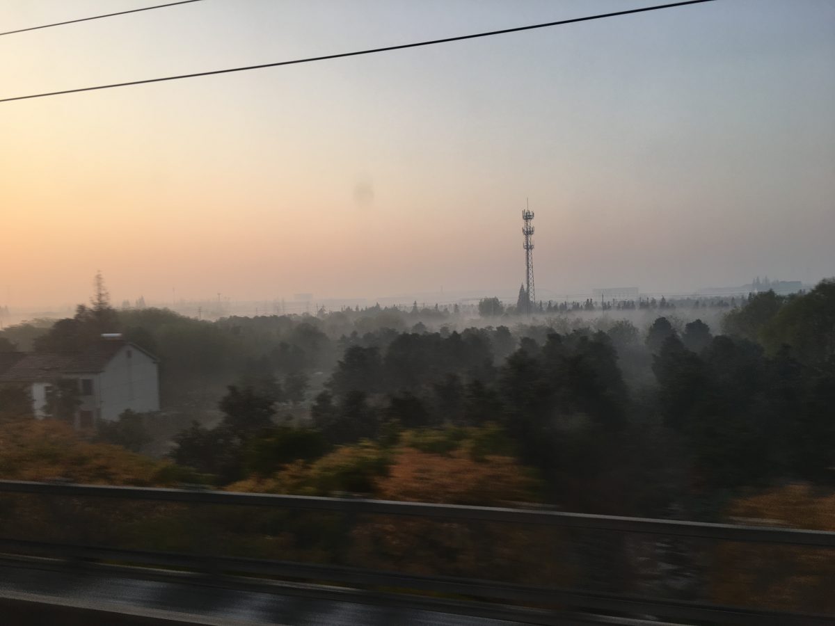 江苏·无锡·郊区·冬天·晨曦·薄雾