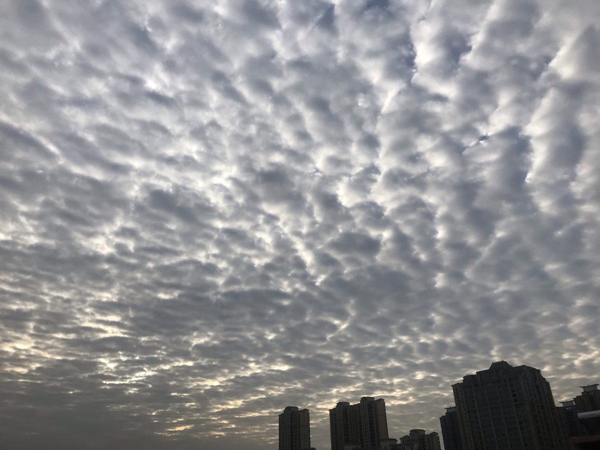 冬季·江苏·朝云·天空
